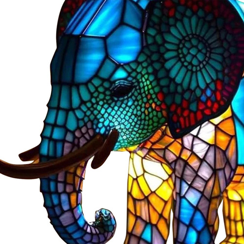 Luminária De Mesa Decorativa Com Animais, Lâmpada Elefante