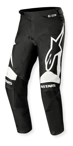 Pantalón Motocross Alpinestars Supermatic Negro Blanco