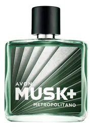 Colônia masculina Avon Musk Metropolitan, contém 75 ml - R$ 43,33