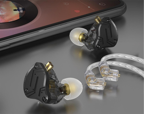 Audífonos Kz Zs10 Pro X No Mic + Estuche Tela + Redtips