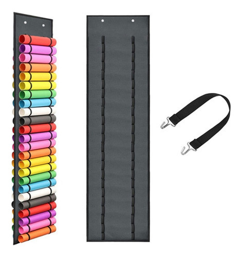 A Vinyl Roll Holder With 48 Compartments, Storage