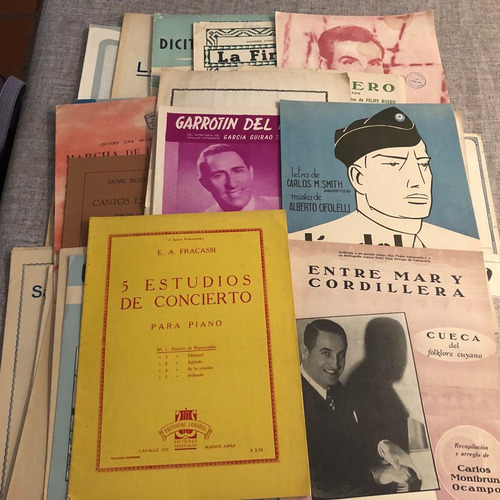 5 Estudios De Concierto Para Piano De E.a. Fracassi (Usado)