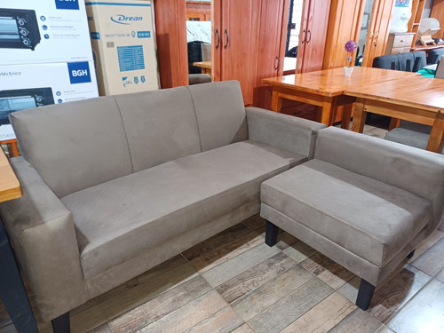 Sillon De 3 Cuerpo Con Camastro En Pana