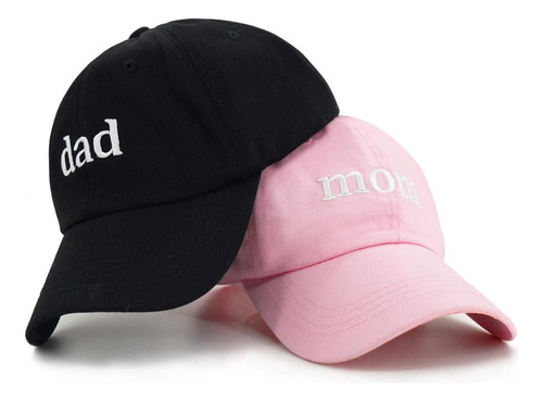 Mom Dad Couple Hats Gorra De Béisbol Vintage Envejecida Y