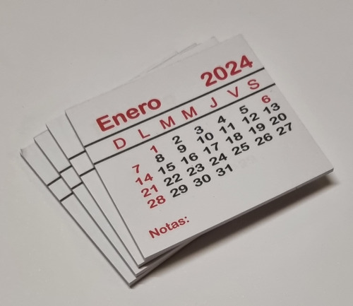 Mini Calendarios 2024 De 6 X 5.7 Cm