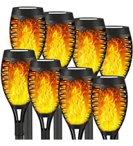 Comprar 8 Luces Solares Exteriores Imita Llama Movimiento Led Jardin