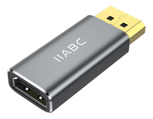 Adaptador Displayport A Hdmi, Iiabc 4k Chapado En Oro De 24