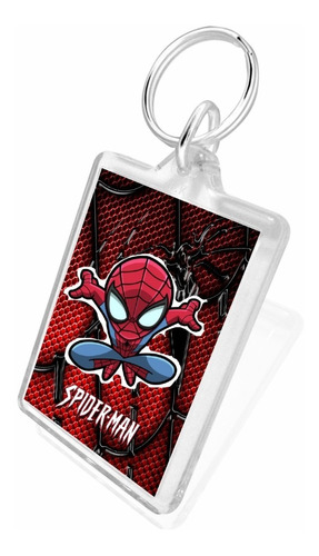 Llaveros Spider-man Souvenirs Personalizados X10