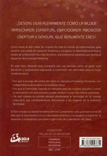 Imagen 2 de 2 de Despertar De La Energía Femenina, Miranda Gray / Original