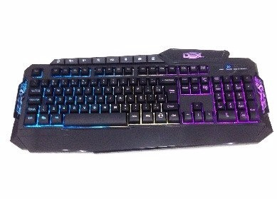 Teclado Gamer Usb Professional Luminoso Led 7 Cores Ltk-020