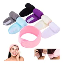 Comprar Vincha De Toalla Con Abrojo 8cm Spa Cosmetologia Colores