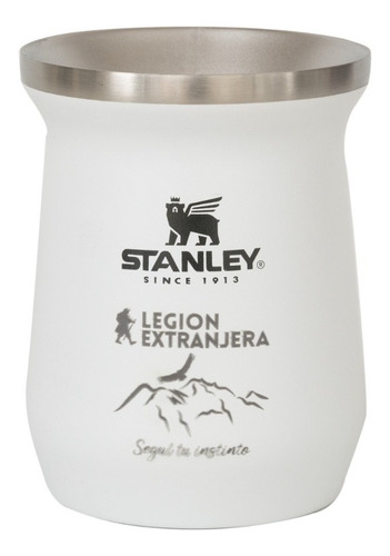 Imagen 1 de 2 de Mate Clásico Stanley 236ml Blanco Legion Extranjera Matera