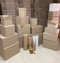 Comprar Cajas Cartón Corrugado Papel Embalaje Bobinas De Papel Kraft