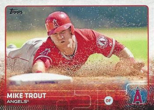 2015 Topps 300 Mike Trout Angels Mlb Tarjeta De Béisbol Nm-m