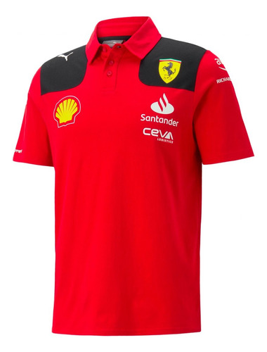 Playera Polo Puma Escuderia Equipo Formula 1 Ferrari F1 