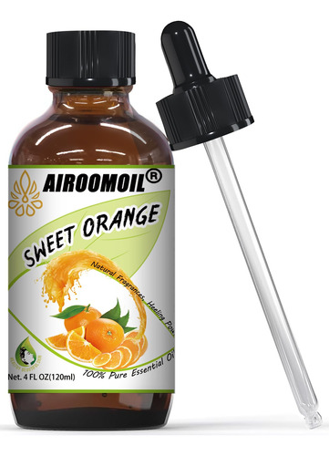 Aceite Esencial De Naranja Dulce Puro, Aromaterapia Citrica