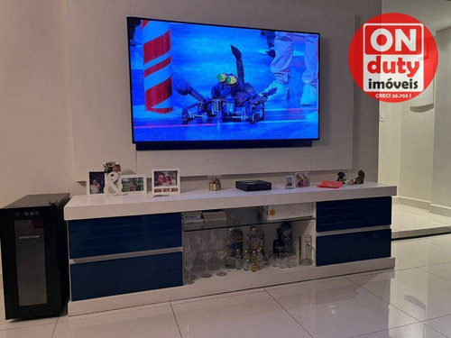 Imagem 3 de 25 de Apartamento Com 2 Dormitórios Para Alugar, 120 M² Por R$ 4.500,00/mês - Embaré - Santos/sp - Ap8129