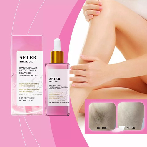2 Piezas De Aceite De Fresa Para Después Del Afeitado Para U