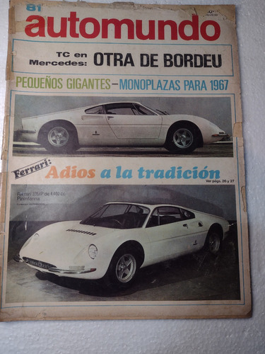 Revista Automundo  Nº 81 Noviembre 1966 
