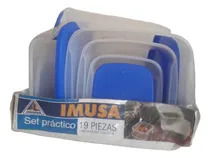 Comprar Juego De Recipientes De Plástico Imusa Cap. Hasta 7 Litros