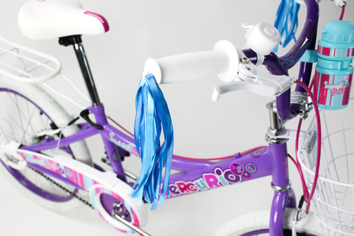 Bicicleta Infantil Sweet Girl 20´´ Blanco 1v. Color Púrpura Tamaño del cuadro Chico