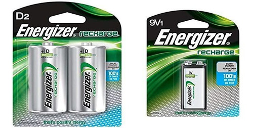 Energizer Batería Recargable D, Nimh, 2500 Mah, 2 Contadores