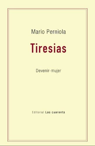 Tiresias Devenir-mujer (coleccion Kalpa) (rustico) - Pernio