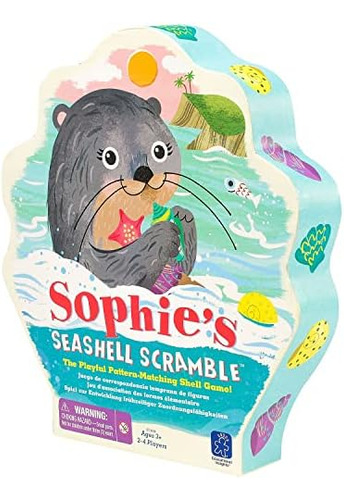 Educational Insights Sophies Seashell Scramble Game Para Niñ