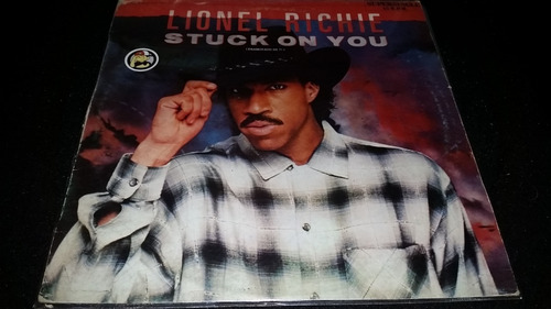 Lionel Richie Stuck On You Vinilo Maxi Español 1983 Joya