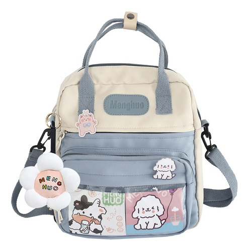 Mochila Juvenil Kawaii Estilo Coreano De Gran Capacidad