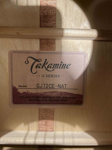 Imagen 4 de 8 de Guitarra Electroacústica Takamine Gj72ce
