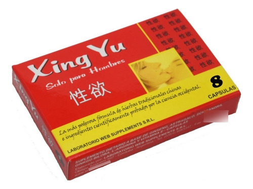 Xing Yu X 8 Caps Potenciador Masculino Vigorizante Natural