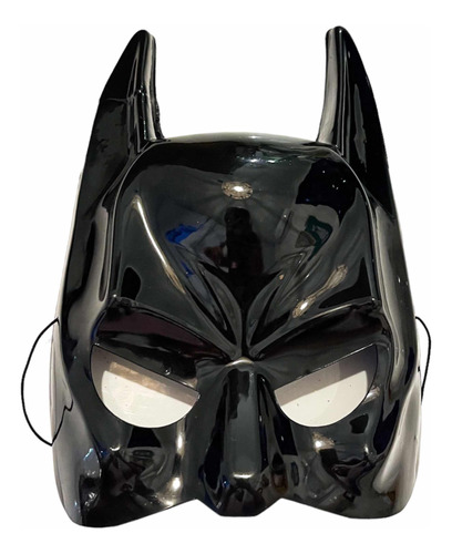 Máscara Batman Media Cara Plástico Duro Diafraz Cotillón