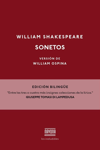 Sonetos. William Shakespeare. Navona