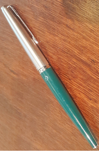 Parker 45 Pluma Lapicera Verde Acero New Old Stock