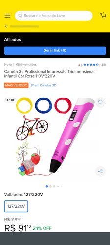 Ou Acesse Este Link:https://mercadolivre.com/sec/2utyhb9