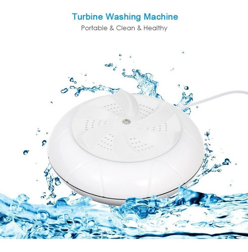 Lavandería Turbina Ultrasónica Lavadora 1 Kg Portátil