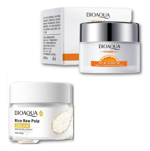 Pack Crema Aclarante De Arroz Y Crema Hidratante Vitamina C