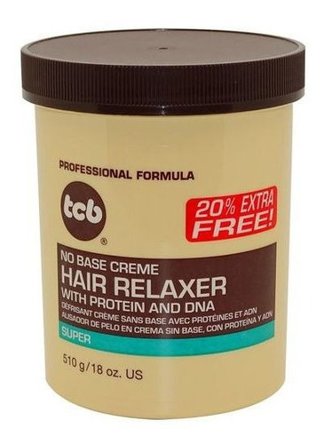 Tcb Crema Alisadora Hair Relaxer Super 18 Oz