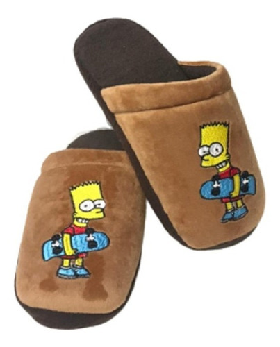 Pantuflas Bordadas Bart Simpson 