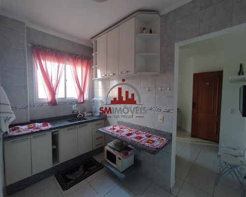 Apartamento Mobiliado Com 01 Dormitório Na Tupi Praia Grande - Ap02663 - 69311360