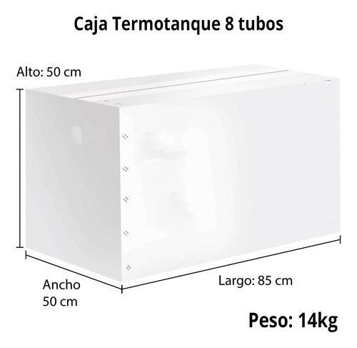 Calentador Solar Fenix 8 Tubos 90 Litros Baja Presión