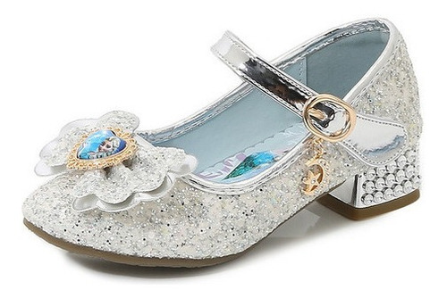 Zapatos De Princesa Frozen Con Lentejuelas Para Niños