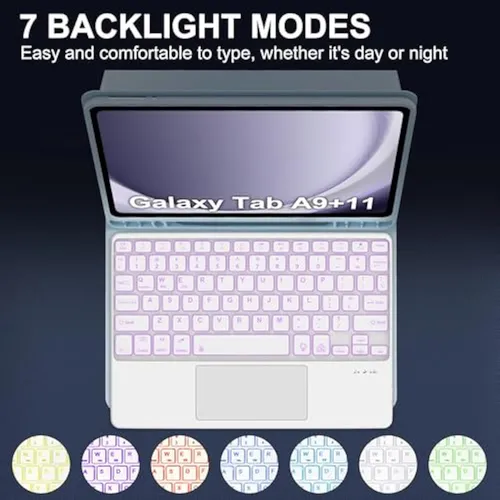 Funda De Teclado Para Samsung Galaxy Tab A9 Plus