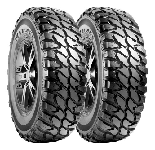 Paquete De 2 Llantas 33x12.50r15 Mirage Mr-mt172 108q 6c Lt