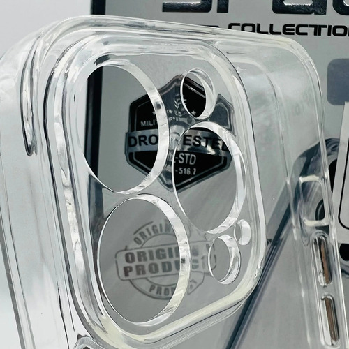 Funda Space Transparente Rígida + Mica De Regalo