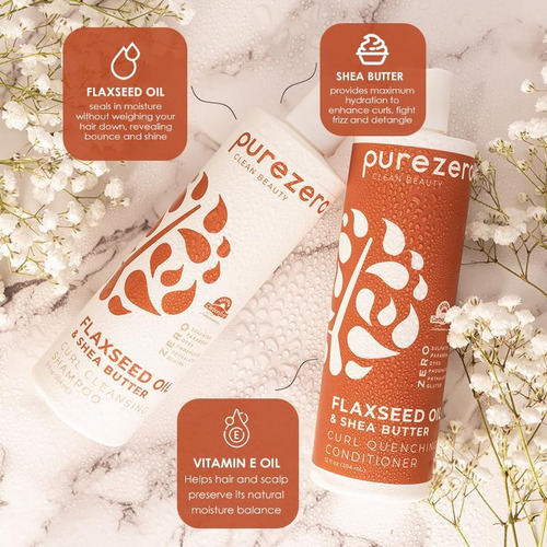 Conjunto De Shampoo E Condicionador Com Óleo De Linhaça E Y