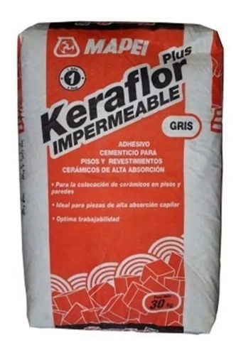 Pegamento  Para Ceramica Keraflor X 30 Kg Temperley!!