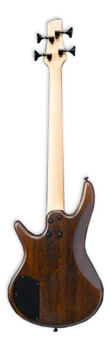 Ibanez Sdgr Mikro Gsrm20b-wnf Bajo Eléctrico Nogal Mate Cantidad De Cuerdas 4 Color Marrón Oscuro Orientación De La Mano Diestro