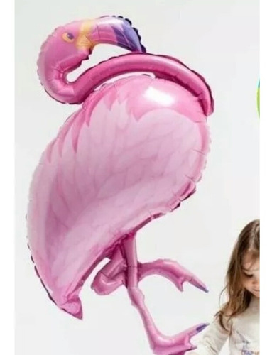 Globo Metalizados Flamingo 1metro 